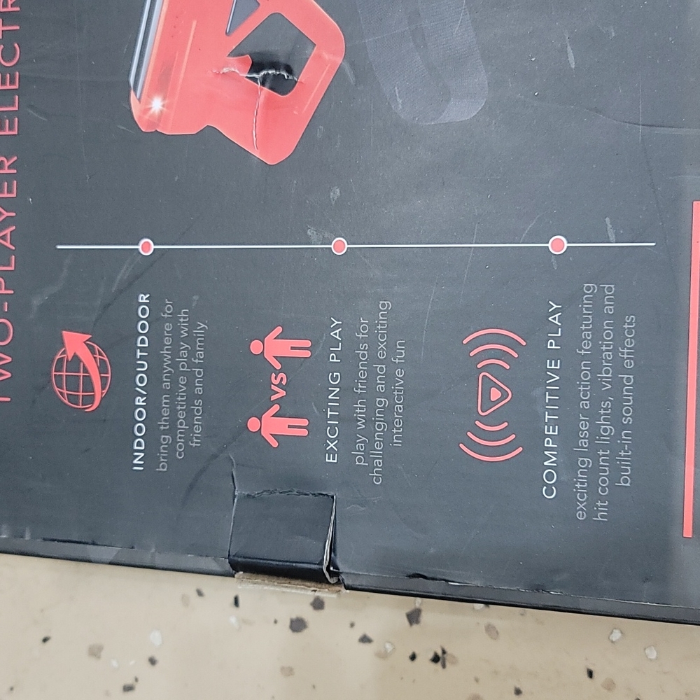 2 player Electronic Lazer Tag and Vest Set - Picture 4 of 4